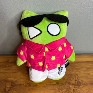 Team RAR Island Tourist Green Character Plush Sunglasses Hawaiian Shirt Shorts‎
